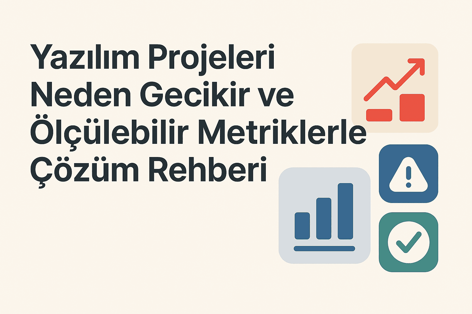 Yazılım Projeleri Neden Gecikir? Gecikmeleri Önlemek İçin Ölçülebilir Metriklerle Çözüm Rehberi
